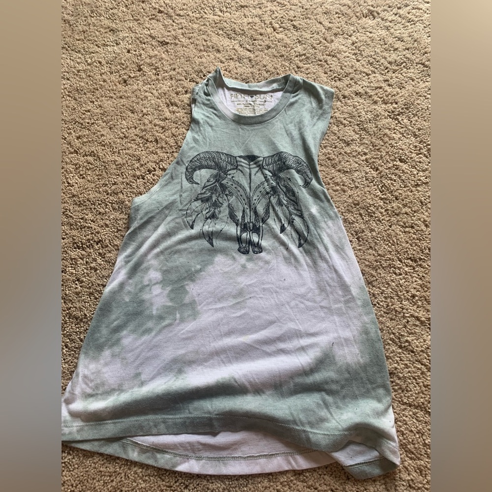Fifth Sun Bull Skull Tank
